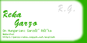 reka garzo business card